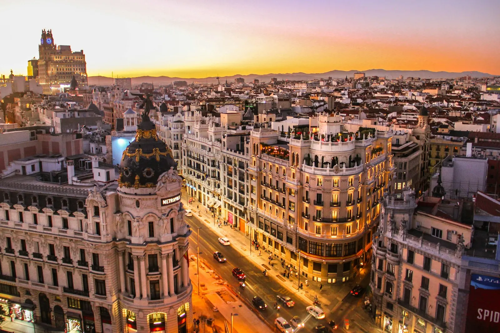 Sagrada Família rising over Barcelona